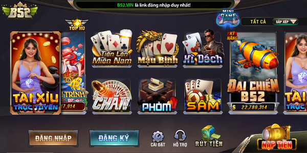 game đa dạng