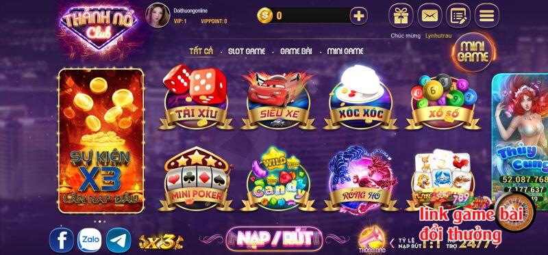Giải trí cực đã với kho tàng trò chơi mới lạ tại ThanhNo Club